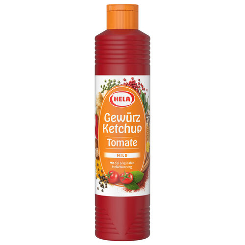 Hela Gewürz Ketchup Tomate Mild, 800 ml