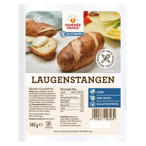Hammermühle Laugenstangerl, glutenfrei