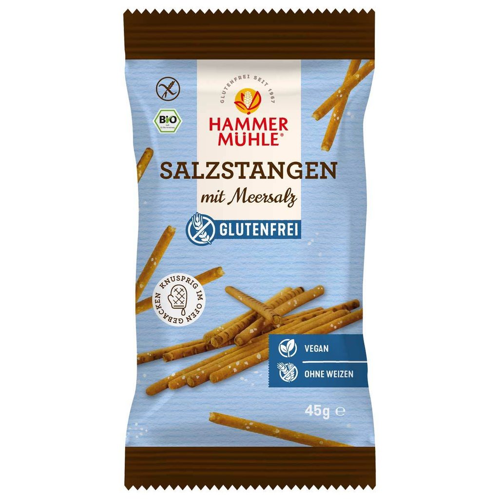 Hammermühle Bio Salzstangerl, glutenfrei