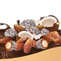 Datteln mit Mandeln, Schokolade und Kokosraspeln - 2