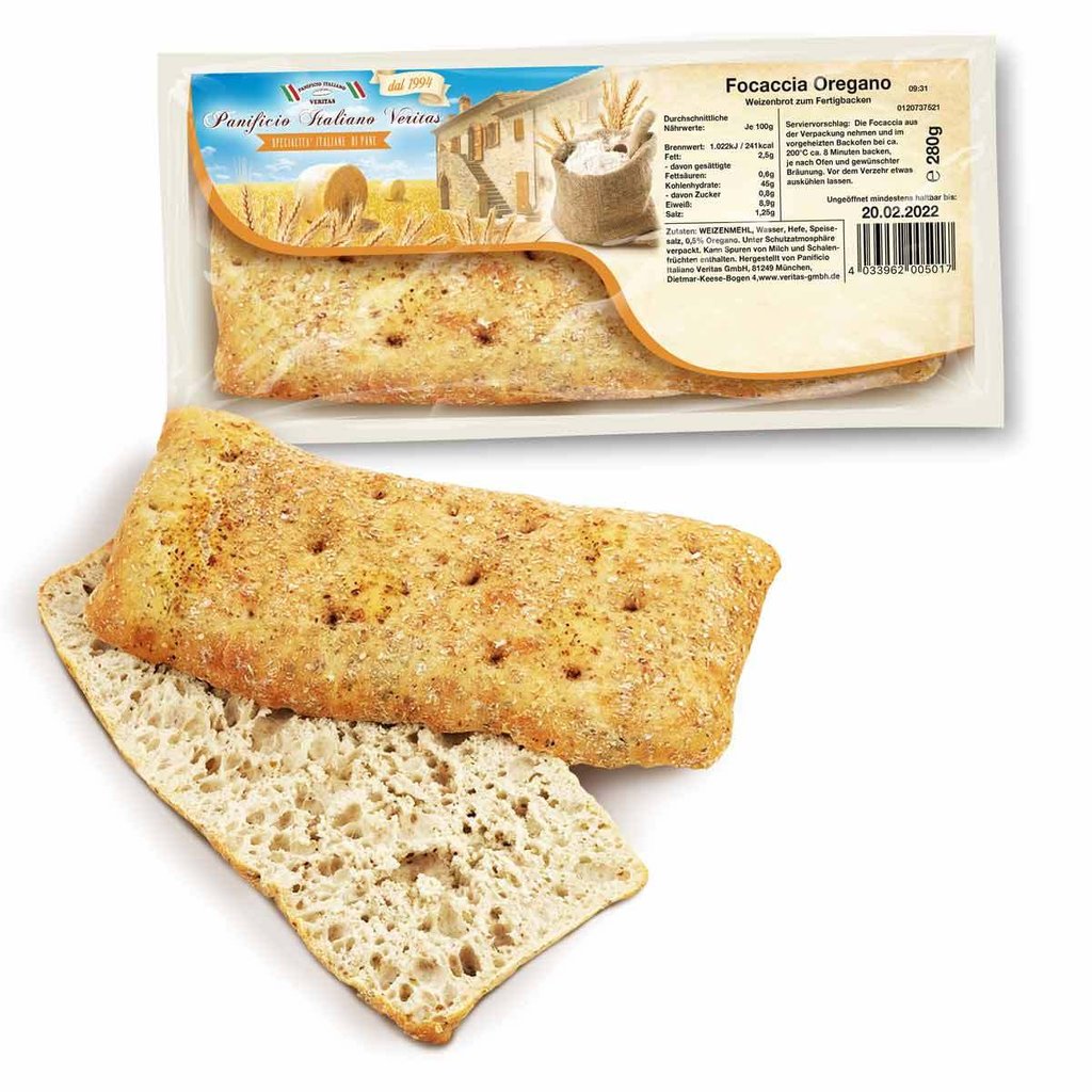 Focaccia Oregano
