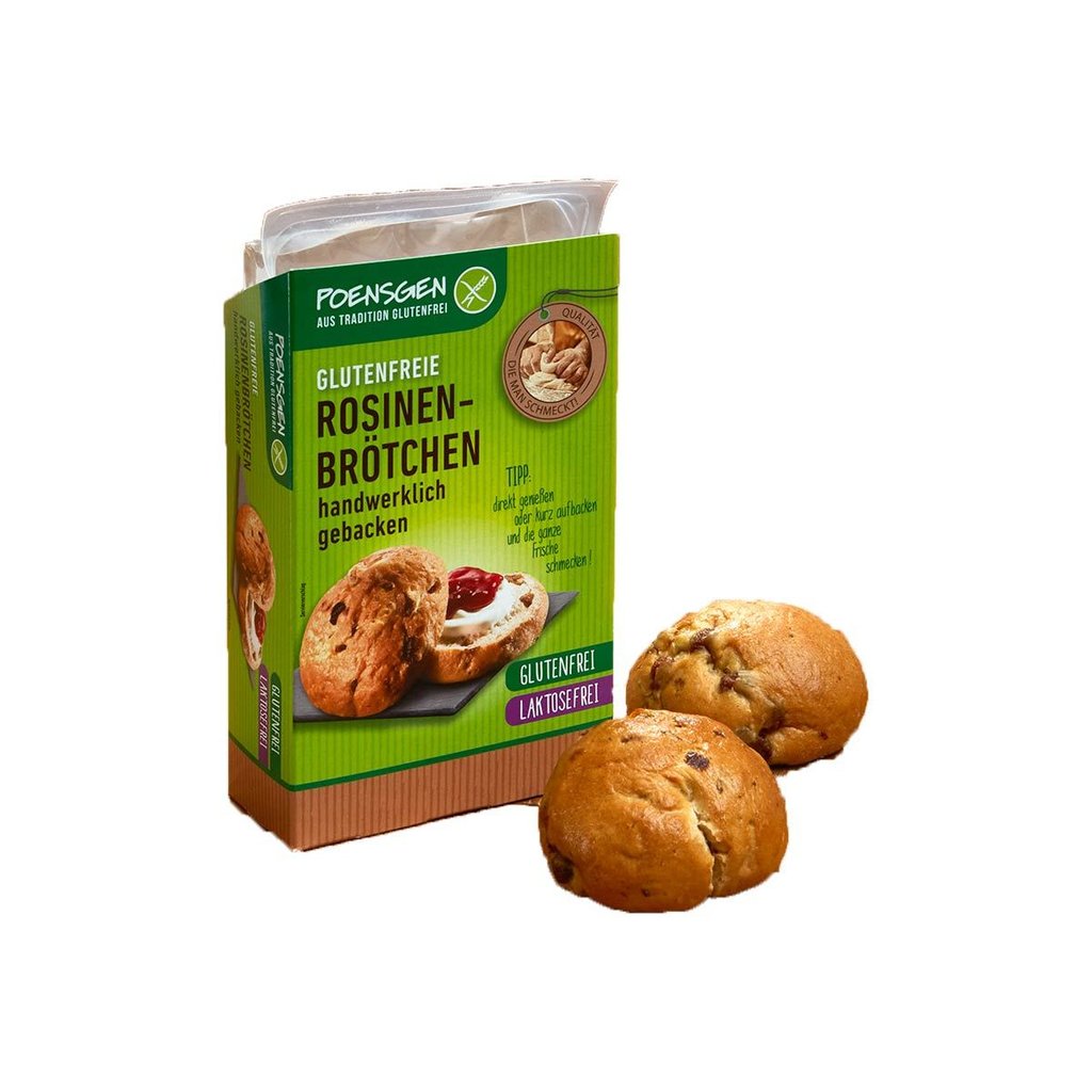 Poensgen Rosinenweckerl, glutenfrei