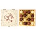 Holzkiste "Merry Christmas", 210 g Pralinen