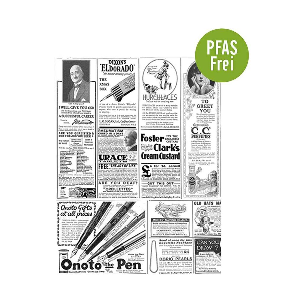 Zeitungspapier "The Monday Times", PFAS frei