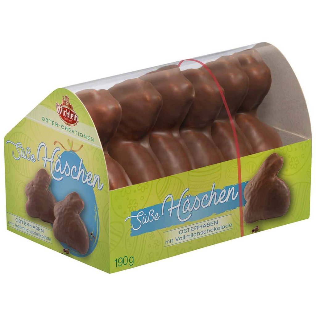 Wicklein Süße Häschen "Vollmilchschokolade", 190 g