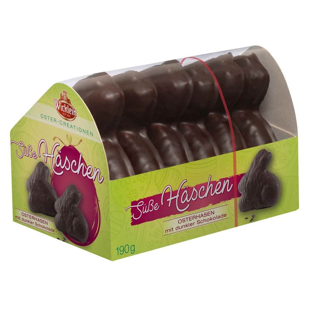 Wicklein Süße Häschen "dunkle Schokolade", 190 g