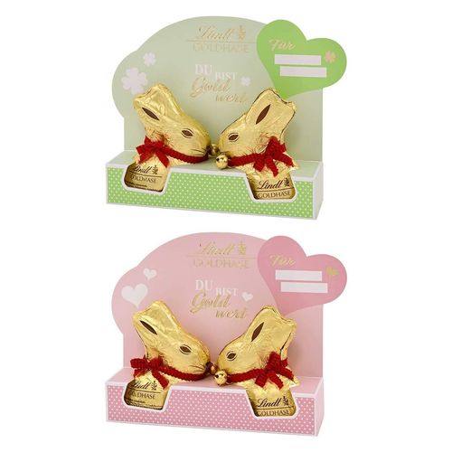 Lindt "Du bist Gold wert" Kissenpackung, 43 g