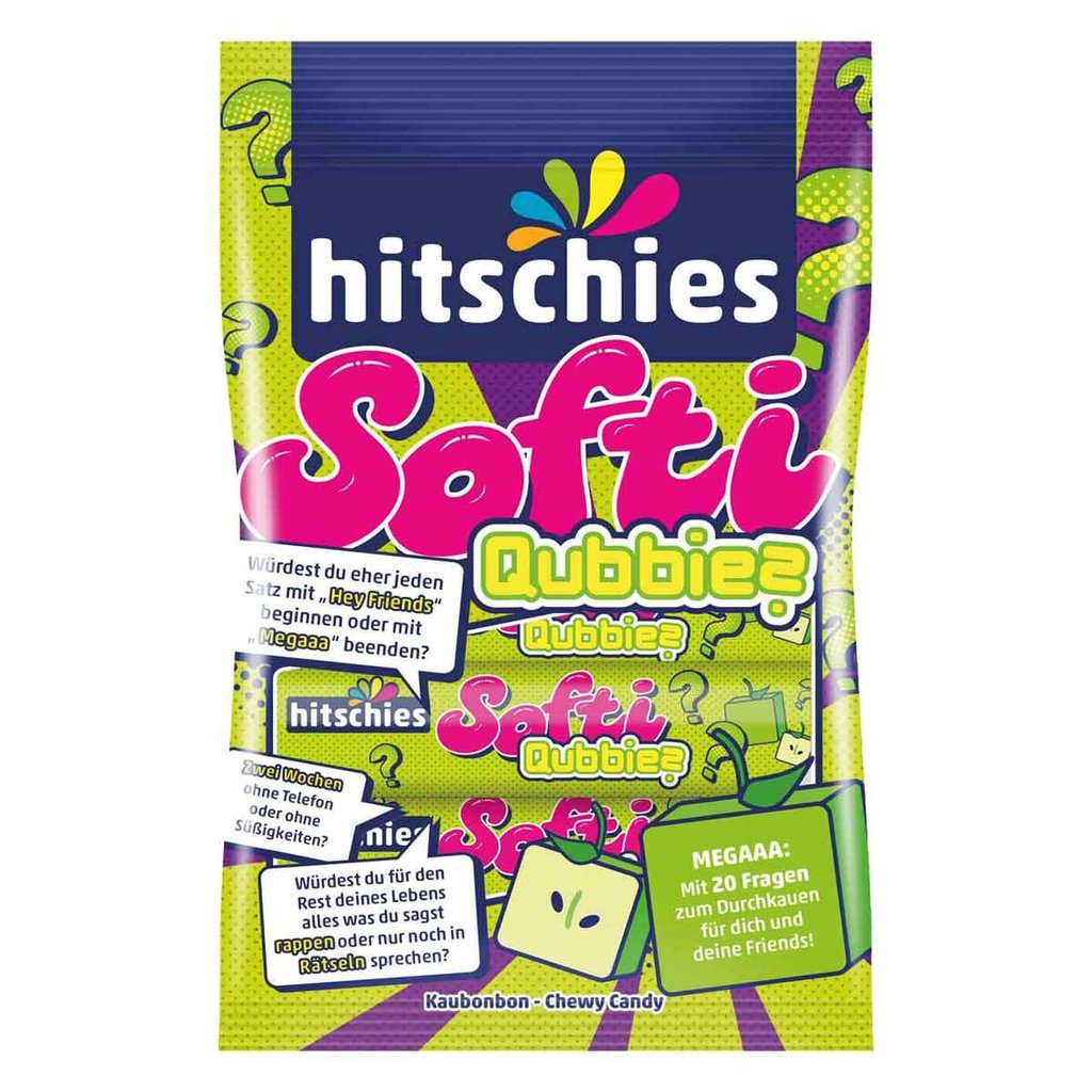 Hitschies Softi Qubbies Apfel, 80 g