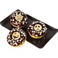 Schoko-Dekor "Happy Halloween", sortiert, Ø 3,8 cm - 1