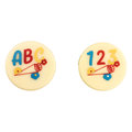 Schoko-Aufleger "123 und ABC"