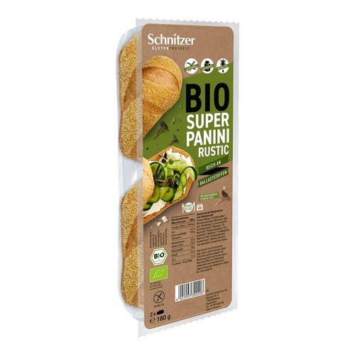Schnitzer Bio Super Panini Rustic, glutenfrei