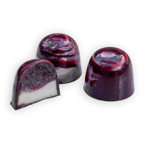 Glanzpralinen "Himbeer-Mascarpone"