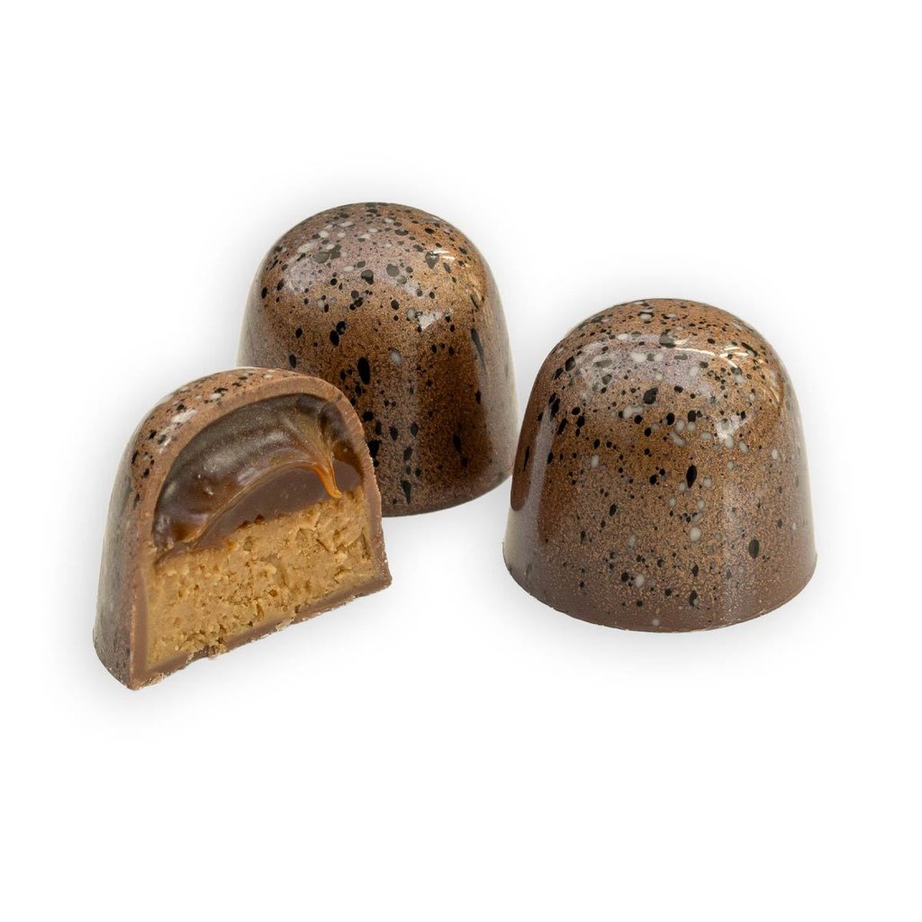 Glanzpralinen "Butterkaramell mit Knuspernougat"