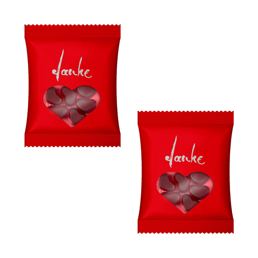 Fruchtgummi "Danke"