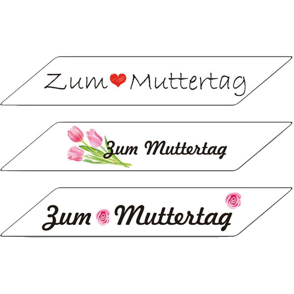 Zucker-Dekor-Streifen "Muttertag"