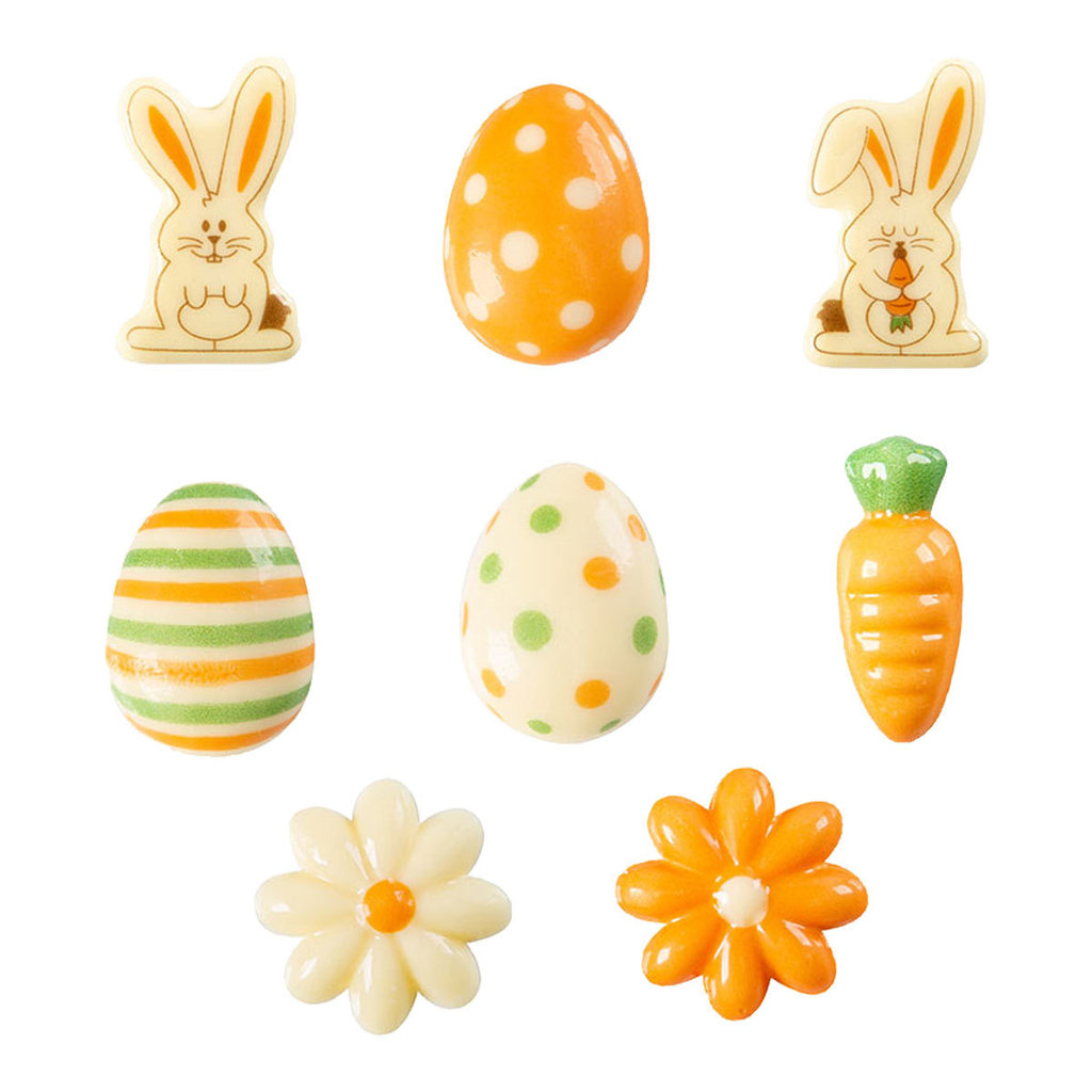 Schoko-Dekor Osterssortiment gemischt, sortiert