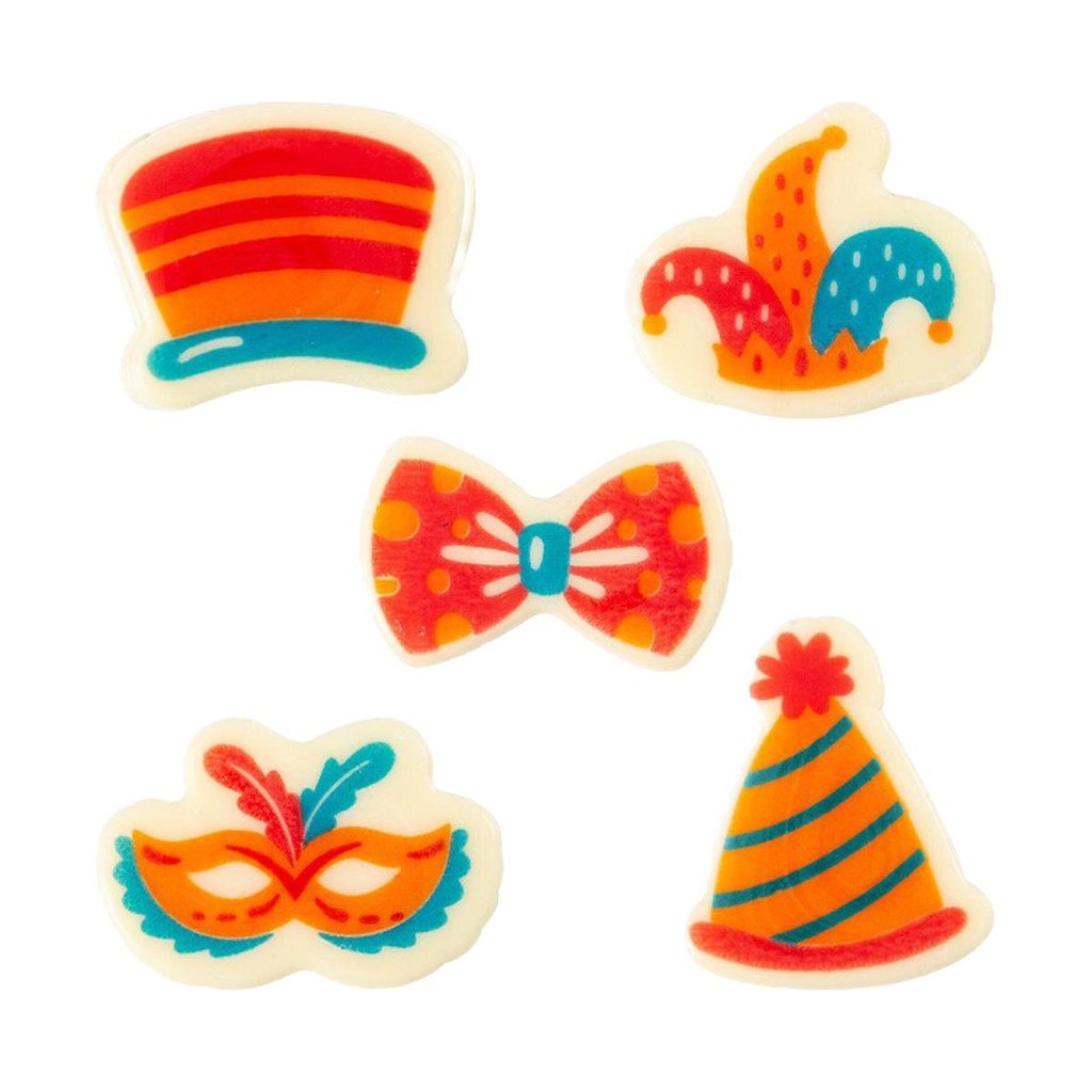 Schoko-Dekor "Karneval", gemischt