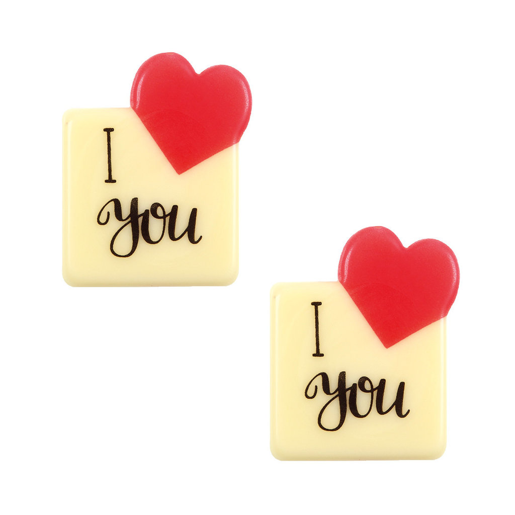 Schoko-Dekor "I Love you"