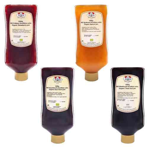 Mischkarton Bio-Konfitüre Extra für Disp. 2.0-Sys.