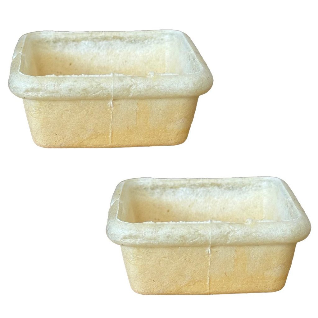 Portionswaffelbecher, rechteckig
