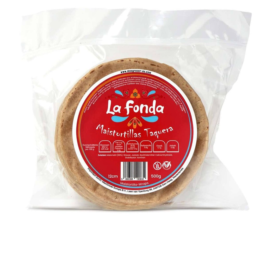Gelbe Maistortillas "Taquera", Ø 12 cm 500 g