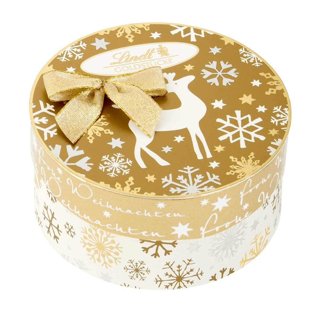 Lindt Goldstücke Rundschachtel, 140 g