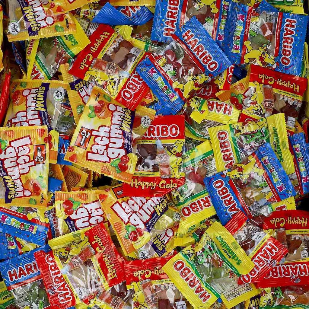 Mischkarton Haribo & Nimm2 Lachgummi