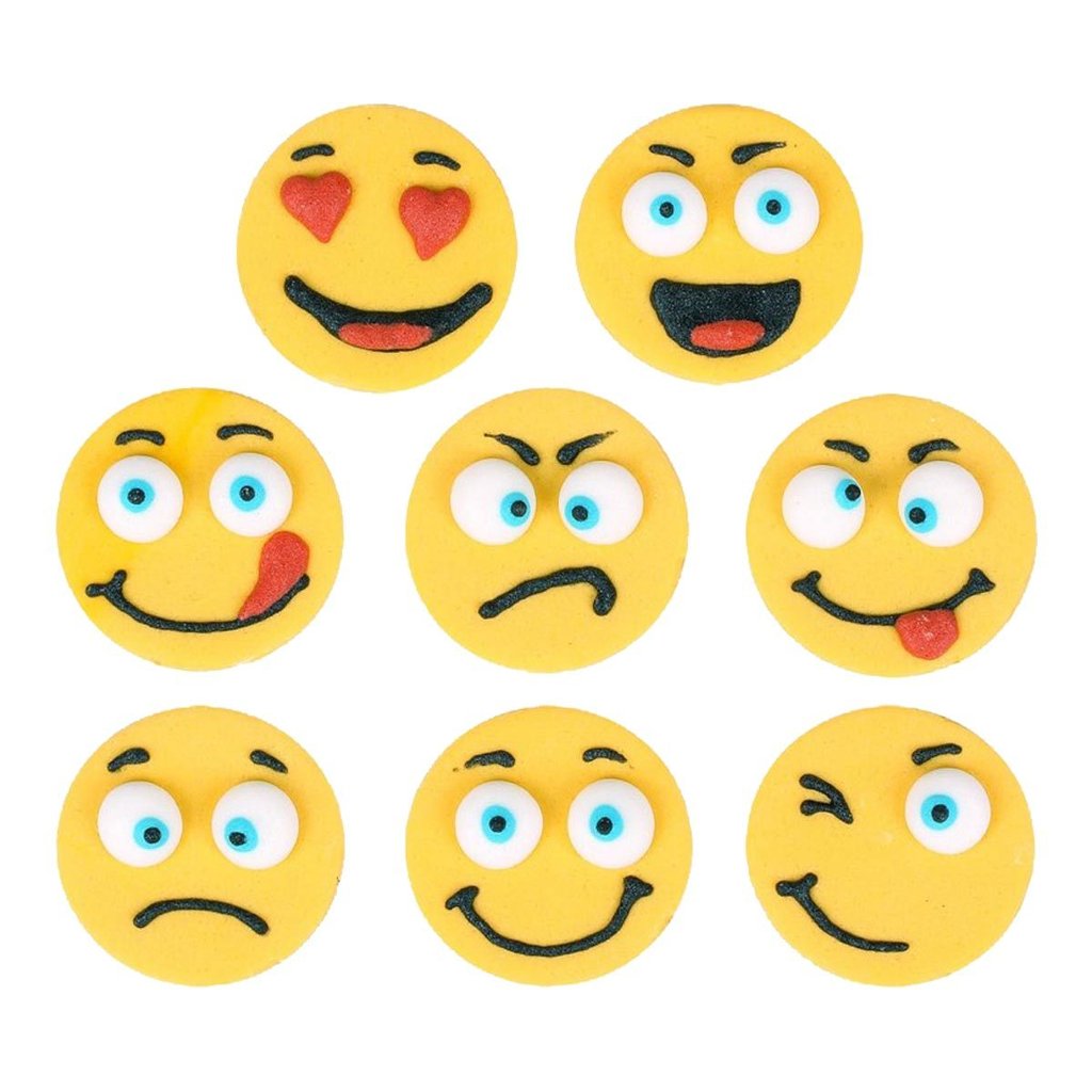 Zucker-Dekor "Emoji"