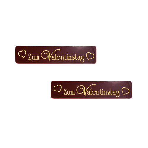 Schoko-Dekor "Zum Valentinstag"