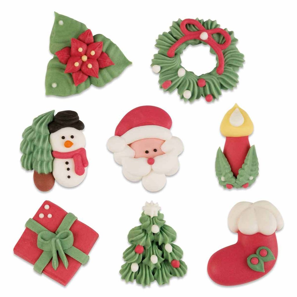 Zucker-Dekor "Weihnachten"