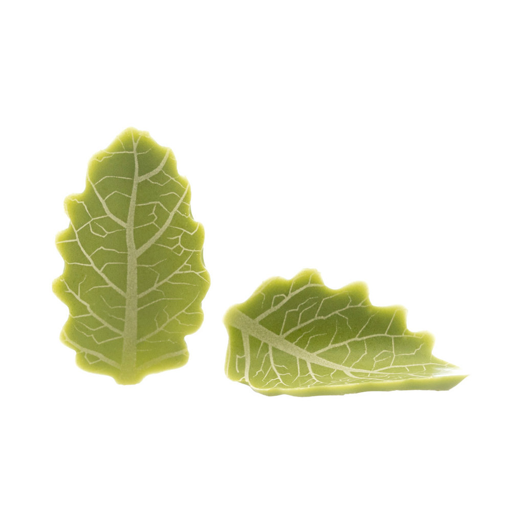 Dekor "Curvy leaf green"