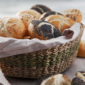 Mini-Kaisersemmel-Kiste, 4-fach sortiert