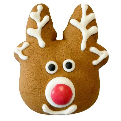 Lebkuchen Elchkopf "Rudolf" mini, 12 g