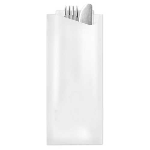 Bestecktasche, weiß
