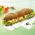Sandwich-Finnenbaguette