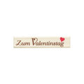 Dekor-Streifen "zum Valentinstag", klein