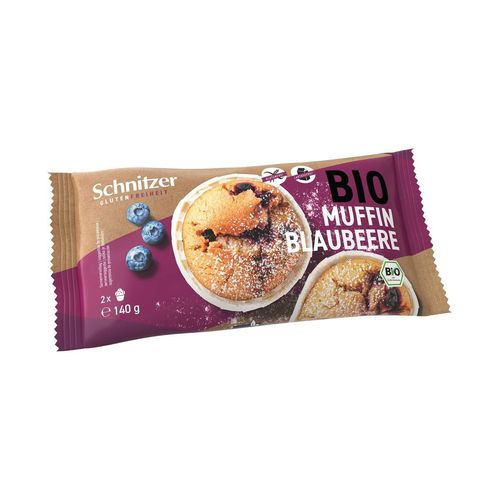 Schnitzer Bio Muffin "Blaubeere", glutenfrei