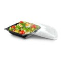 Salatschale aus PET mit Deckel, quadratisch - 1