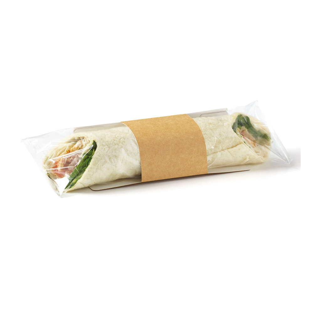 Wrap-Verpackung mit Banderole