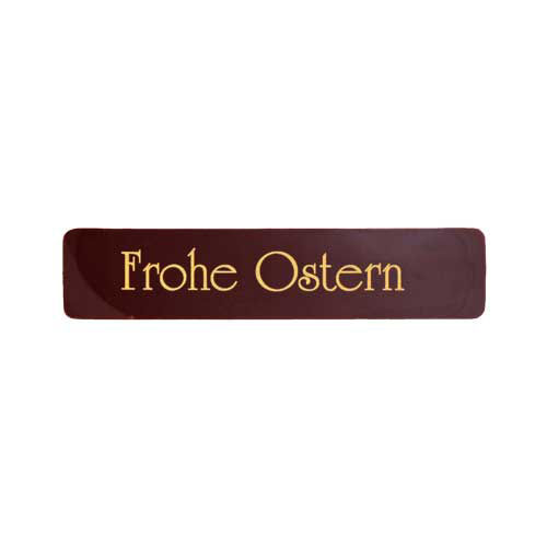 Dekor "Frohe Ostern", 7 x 1,5 cm