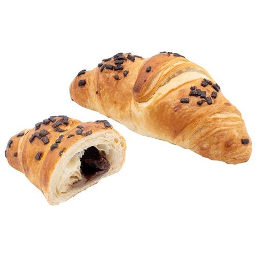 Butter-Croissant mit Praliné-Füllung