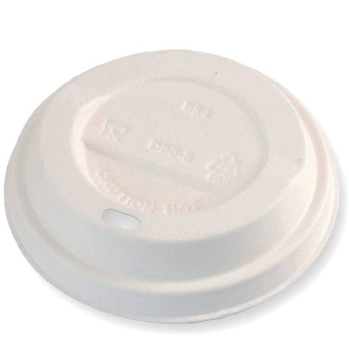 Papp-Deckel, Ø 90 mm, weiß, Trinköffnung