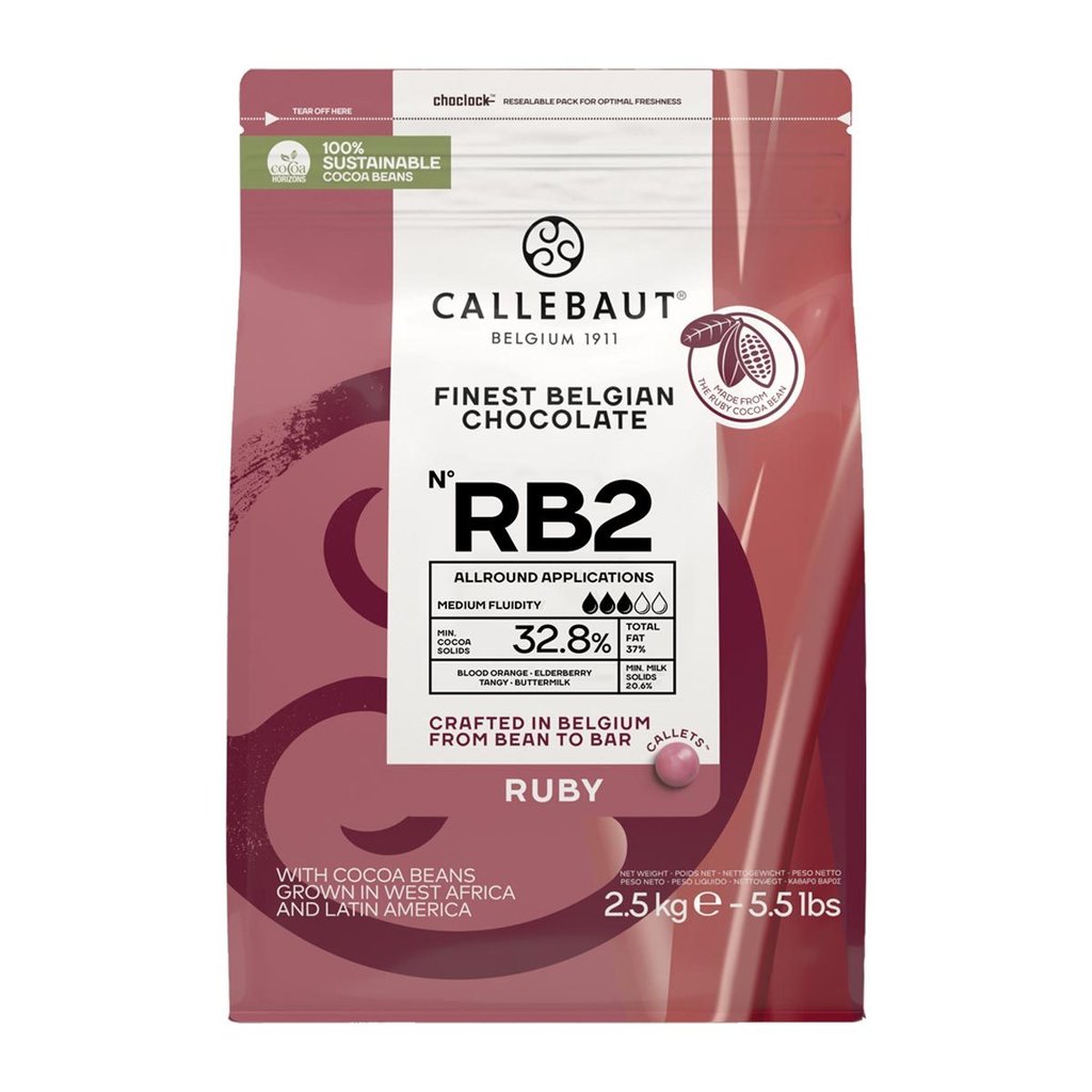 Callebaut Schokoladen-Callets RB2, Ruby