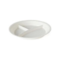 Teller aus Bagasse 3-geteilt, Ø 22,5 cm