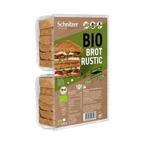 Schnitzer Bio Bread`n Toast dark, glutenfrei