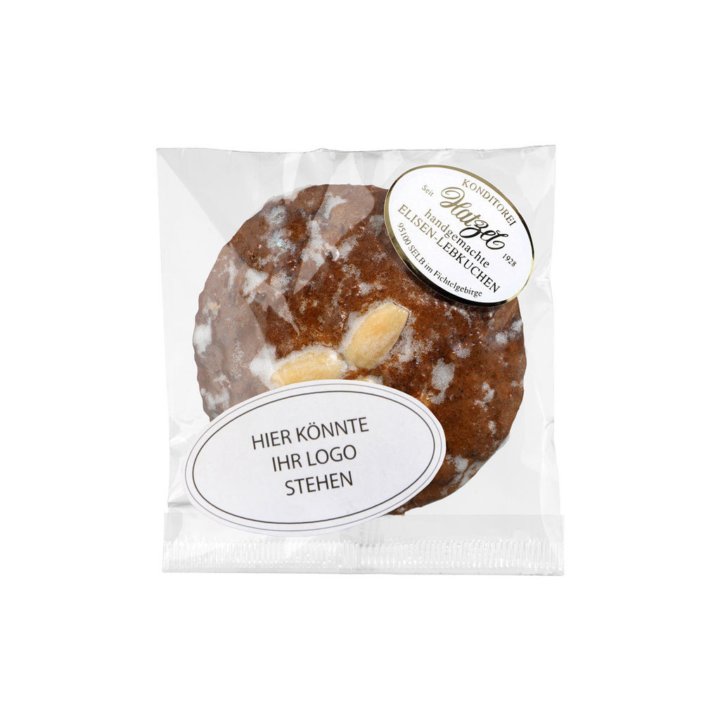 Elisen-Lebkuchen "Zuckerglasur", oval