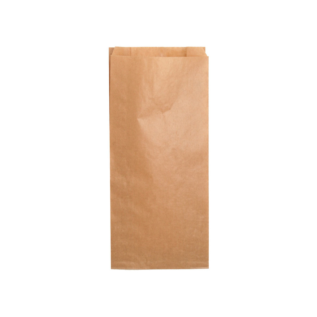 Faltenbeutel, braun, 20 x 7 x 32 cm