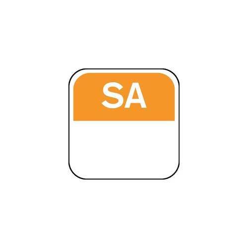 Tagesetiketten "SA"