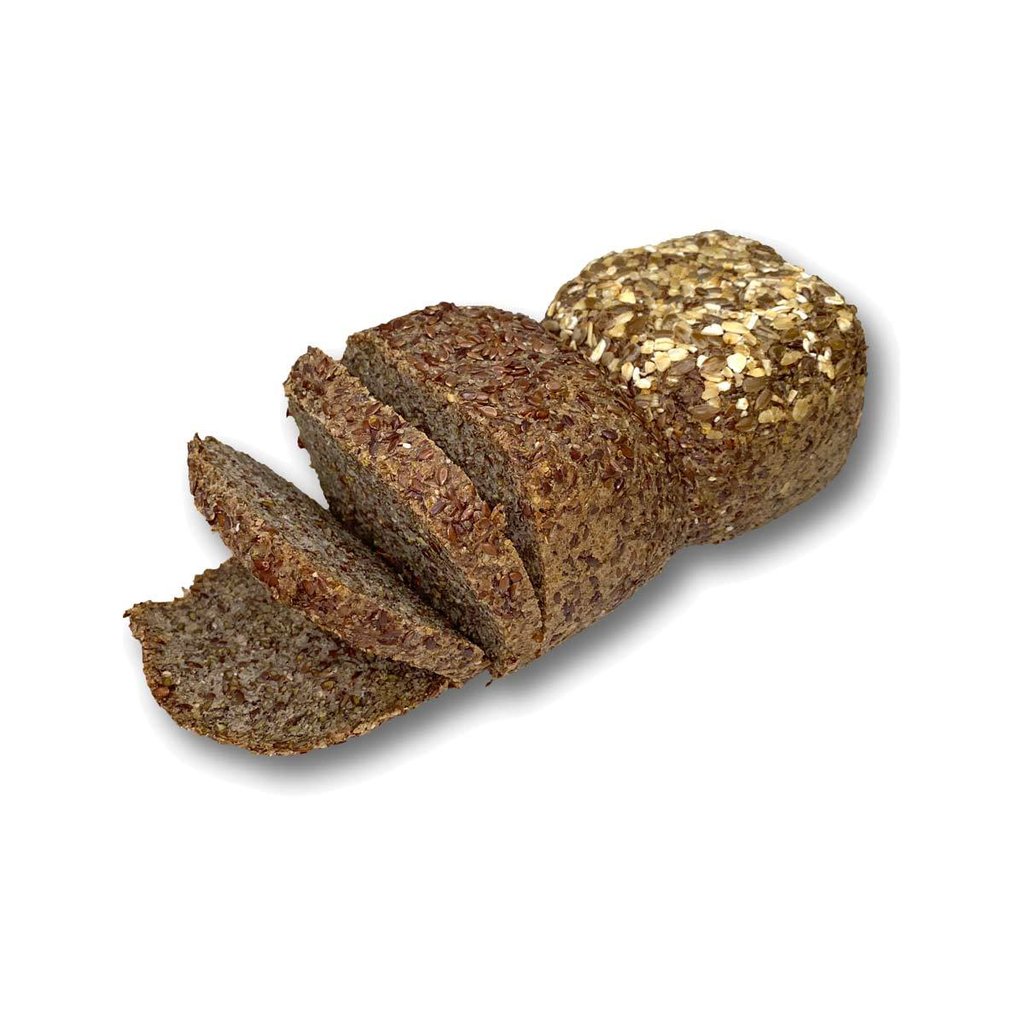 Lower Carb Brot mit Chia & Leinsamen
