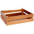 Holzkiste, 35 x 29 x 10,5 cm (zu GN 1/2), natur